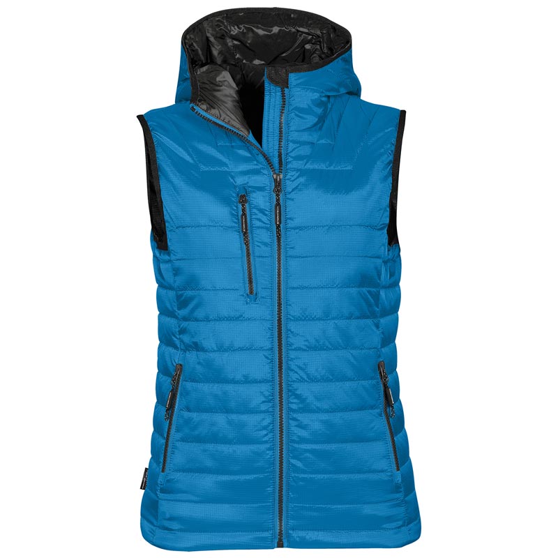 Women's Gravity thermal vest - Black/True Red S